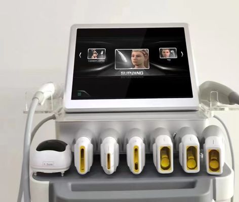 7D HIFU Beauty Machine Liposonic Vaginal Tightening Gold RF 3 In 1 Beauty Machine