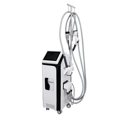 White Multi Language RF Beauty Equipment 4MHz Frequency With 5 Treatment Tips